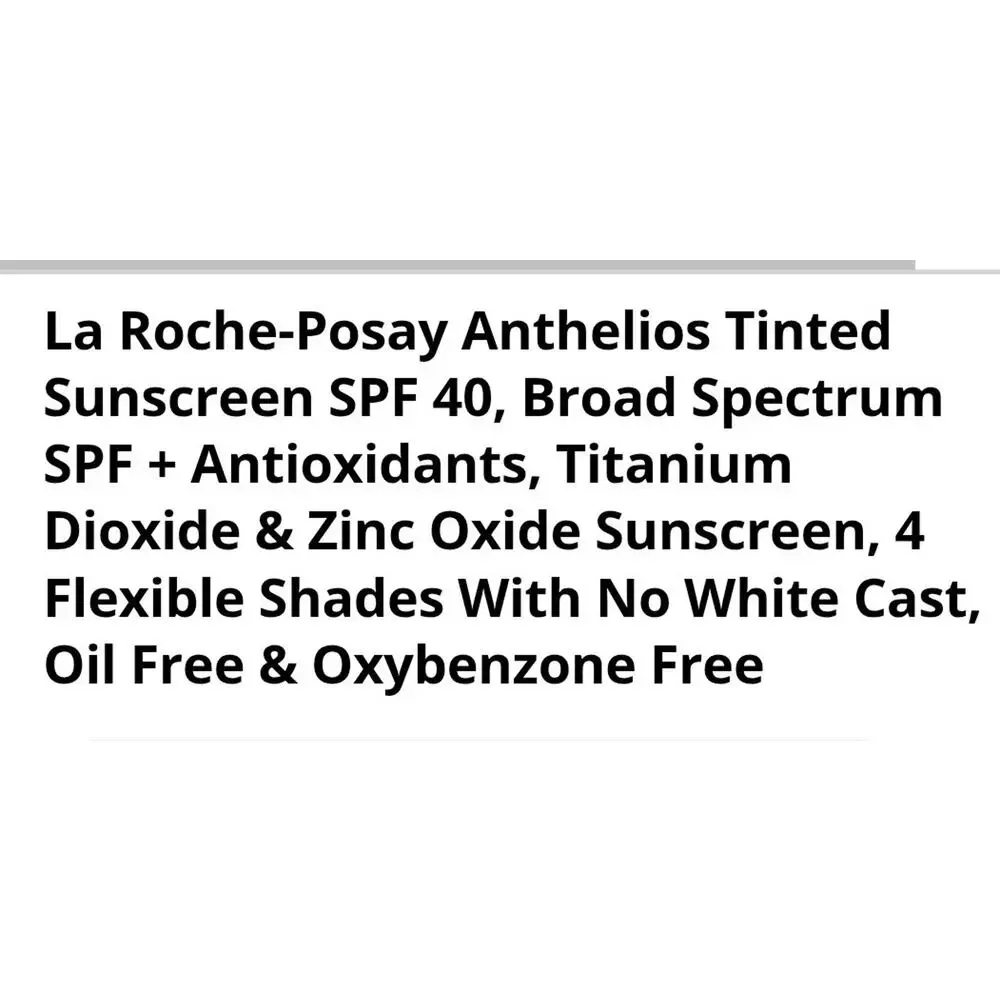La Roche-Posay Anthelios Tinted Mineral Fluid SPF 40 Face Sunscreen 1.7 oz